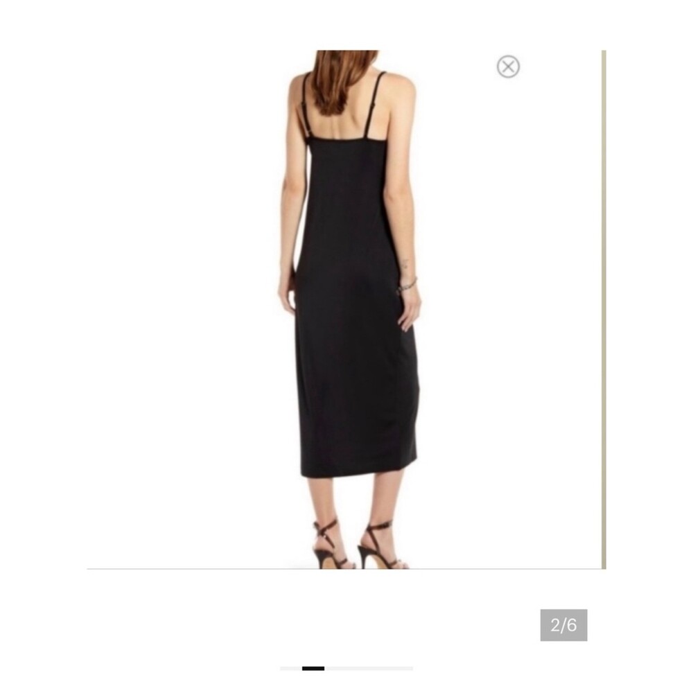 NWT Something Navy Essential Slip Dress NWT large black - Picture 2 of 10